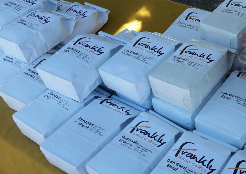 Frankly Good Coffee at henderson farmers market
